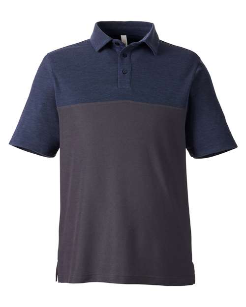 CORE365 CE112C Carbon/ Classic Navy Heather front