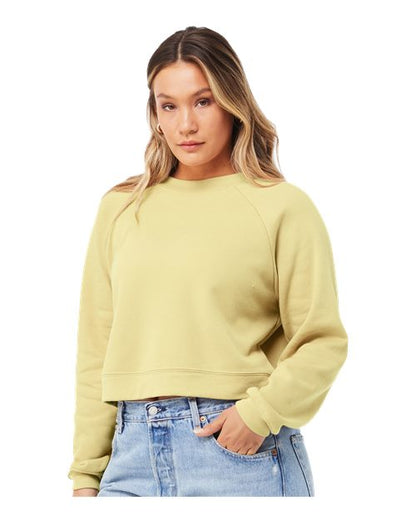 BELLA + CANVAS 7505 French Vanilla model side