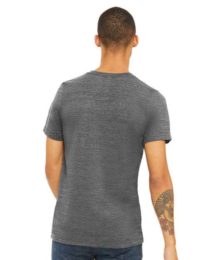 BELLA + CANVAS 3655 Asphalt Slub model back