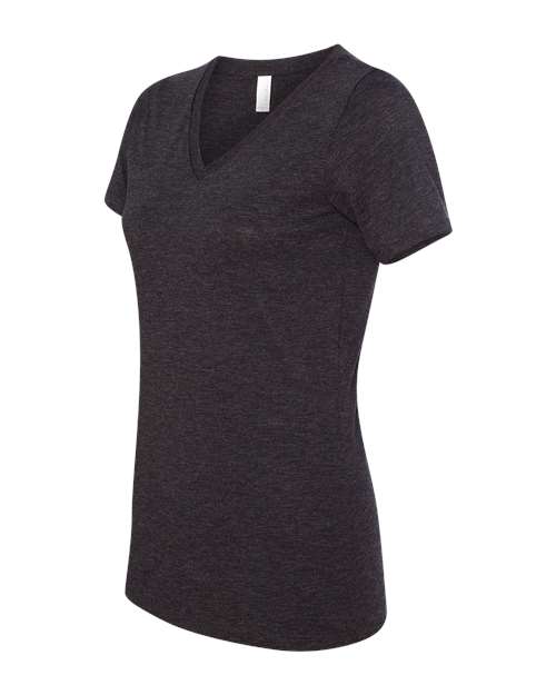 BELLA + CANVAS 6415 Charcoal Black Triblend direct side