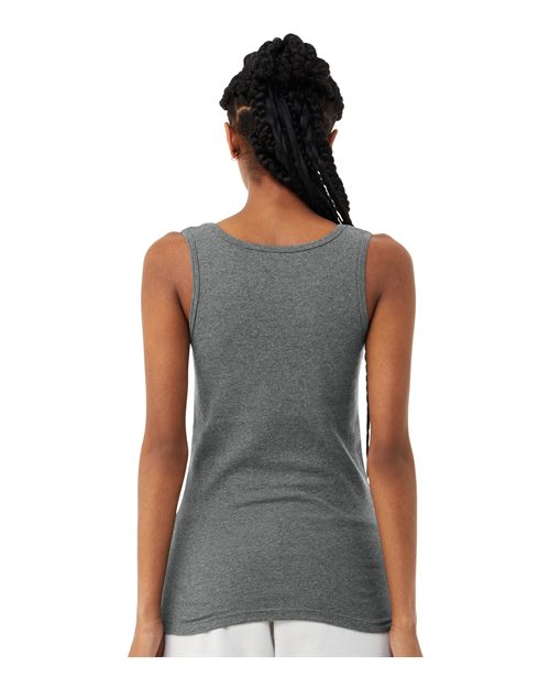 BELLA + CANVAS 1081 Deep Heather model back