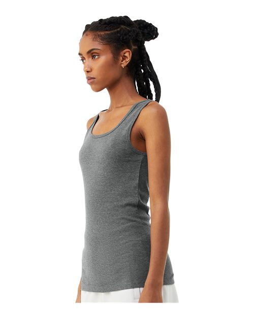 BELLA + CANVAS 1081 Deep Heather model side