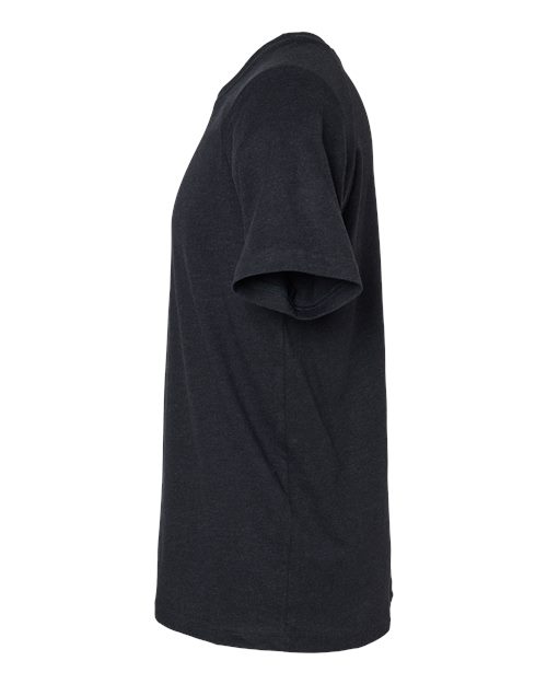 BELLA + CANVAS 3201 Black Heather direct side