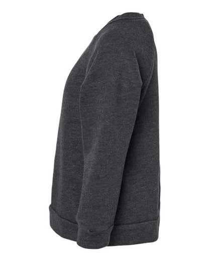 BELLA + CANVAS 3901T Dark Grey Heather direct side