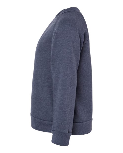 BELLA + CANVAS 3901T Heather Navy direct side