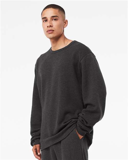 BELLA + CANVAS 3911 Dark Grey Heather model side