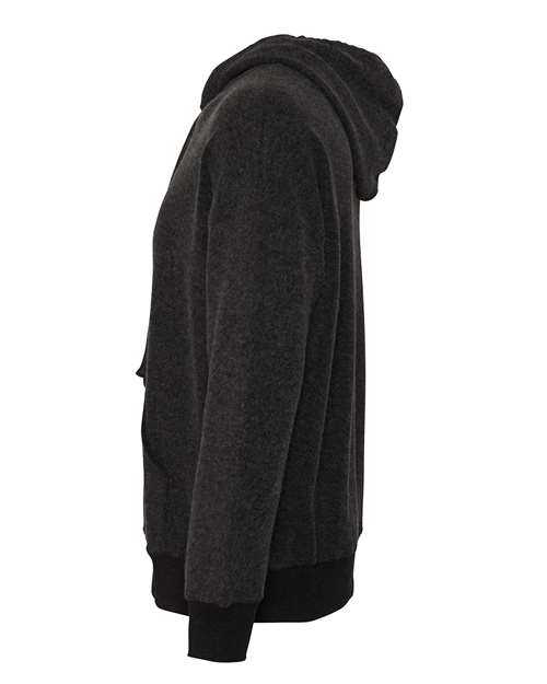 BELLA + CANVAS 3329 Black Heather direct side