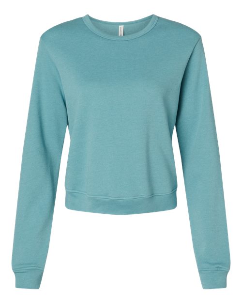 BELLA + CANVAS 7511 Heather Blue Lagoon front