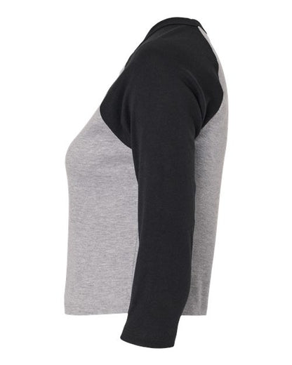 BELLA + CANVAS 1200 Athletic Heather/ Black direct side