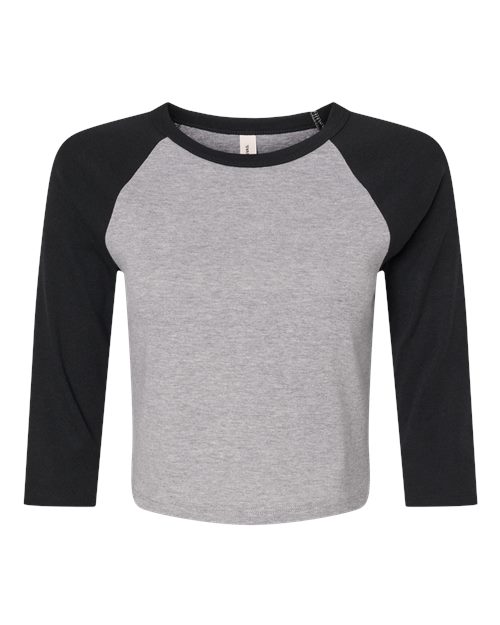 BELLA + CANVAS 1200 Athletic Heather/ Black front