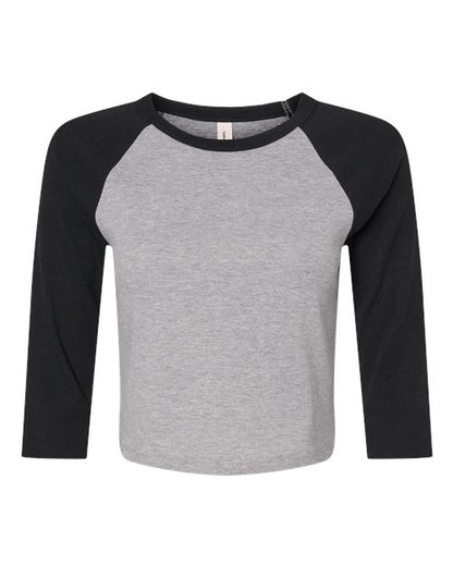 BELLA + CANVAS 1200 Athletic Heather/ Black front
