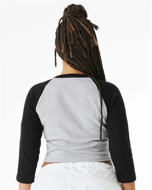 BELLA + CANVAS 1200 Athletic Heather/ Black model back
