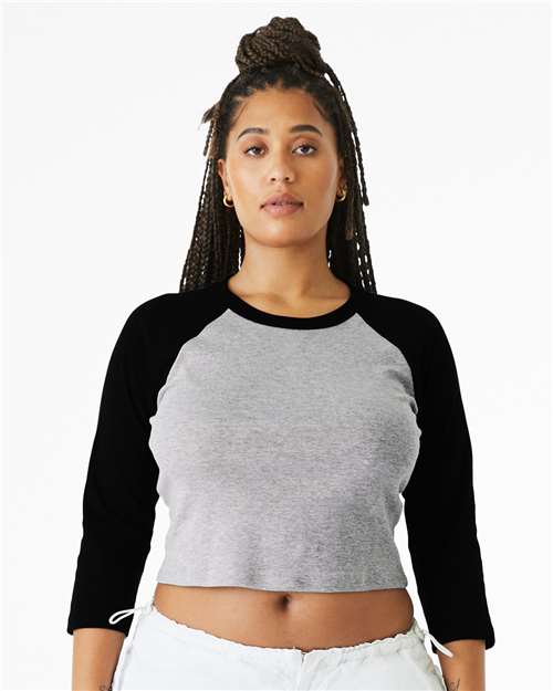 BELLA + CANVAS 1200 Athletic Heather/ Black model front