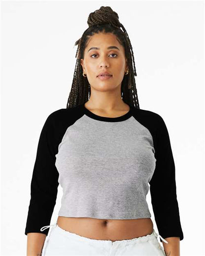 BELLA + CANVAS 1200 Athletic Heather/ Black model front