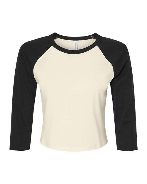 BELLA + CANVAS 1200 Natural/ Black front