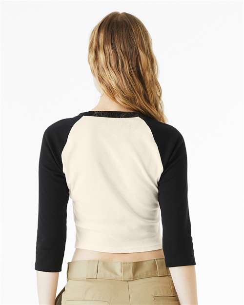 BELLA + CANVAS 1200 Natural/ Black model back
