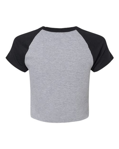 BELLA + CANVAS 1201 Athletic Heather/ Black back