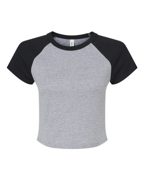BELLA + CANVAS 1201 Athletic Heather/ Black front