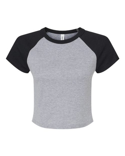 BELLA + CANVAS 1201 Athletic Heather/ Black front