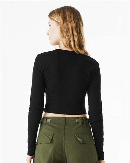 BELLA + CANVAS 1501 Solid Black Blend model back
