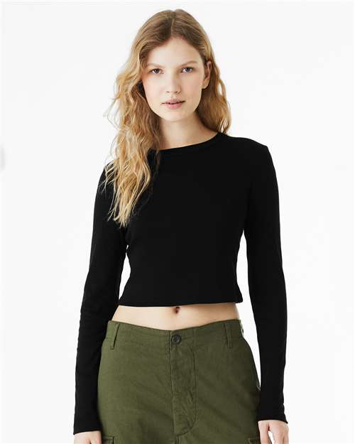 BELLA + CANVAS 1501 Solid Black Blend model front