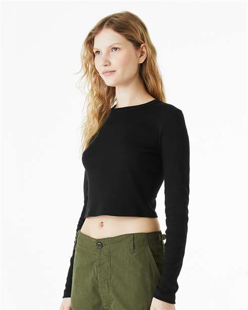 BELLA + CANVAS 1501 Solid Black Blend model side