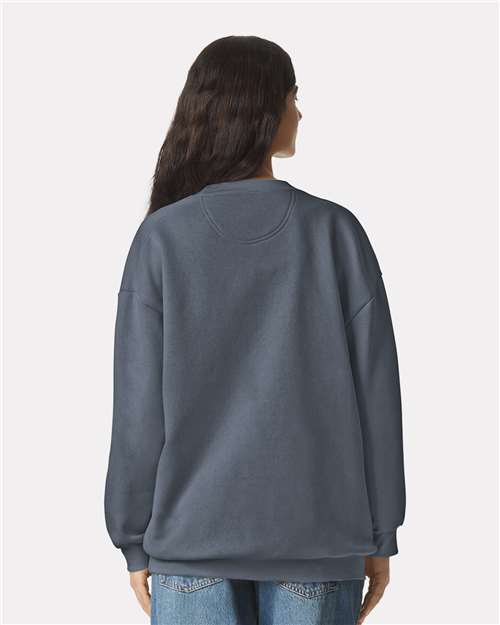 American Apparel RF496 Asphalt model back