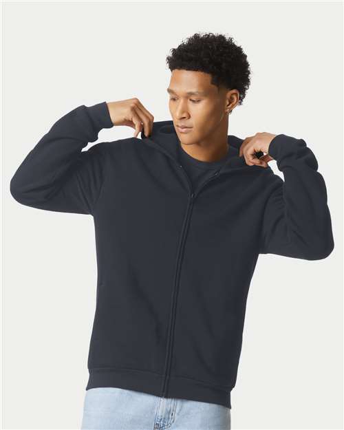 American Apparel RF497 Black model front