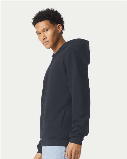 American Apparel RF497 Black model side