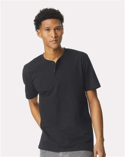 American Apparel 2004CVC Black model front