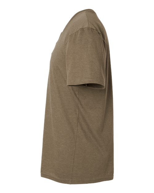 American Apparel 2004CVC Heather Army direct side