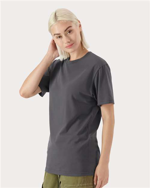 American Apparel 5389 Sueded Asphalt model side