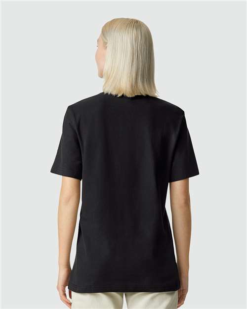 American Apparel 1PQ Black model back
