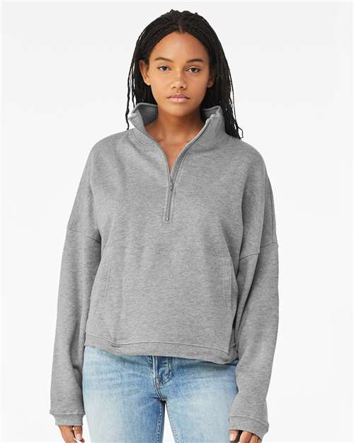 BELLA + CANVAS 3953 Athletic Heather model front
