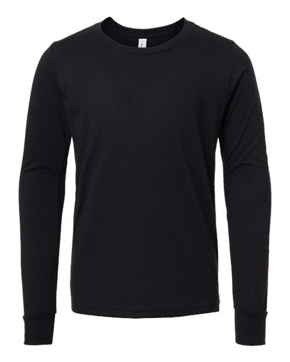 BELLA + CANVAS 3501YCVC Solid Black Blend front