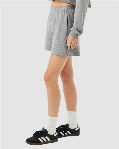BELLA + CANVAS 3787 Athletic Heather model side