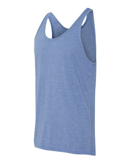 BELLA + CANVAS 3484 Blue Triblend direct side