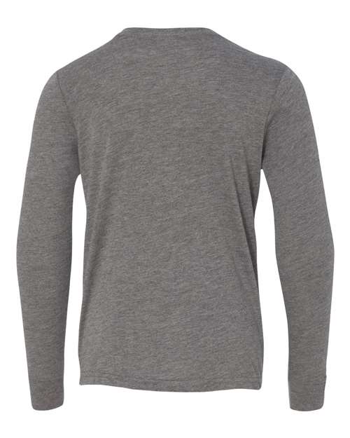 BELLA + CANVAS 3513Y Grey Triblend back