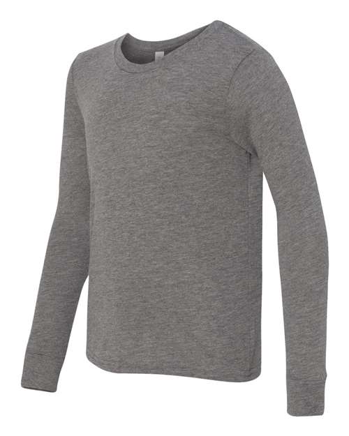 BELLA + CANVAS 3513Y Grey Triblend direct side