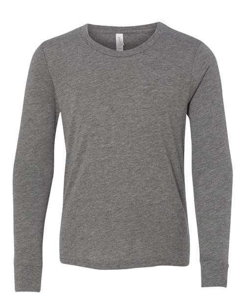 BELLA + CANVAS 3513Y Grey Triblend front