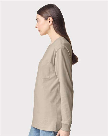 American Apparel 9410 Bone model side