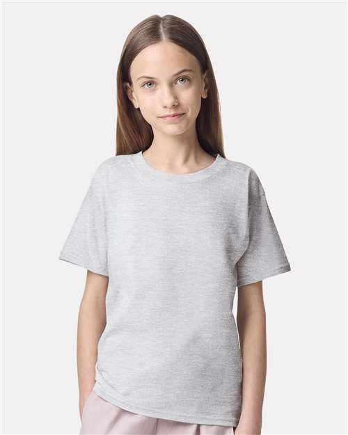 American Apparel 2001Y Ash Grey model front