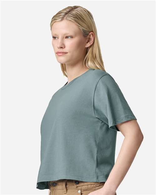 American Apparel 102 Arctic model side