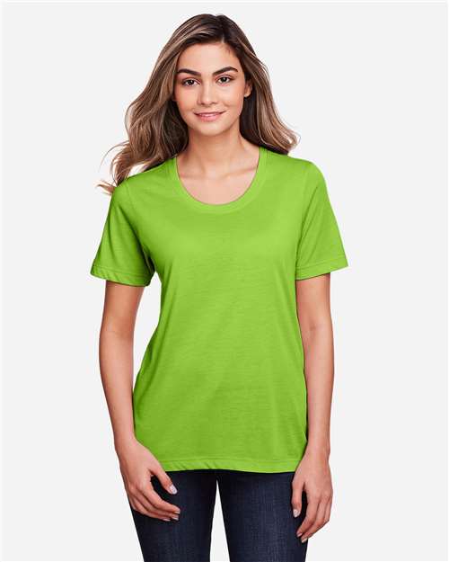 CORE365 CE111W Acid Green model front