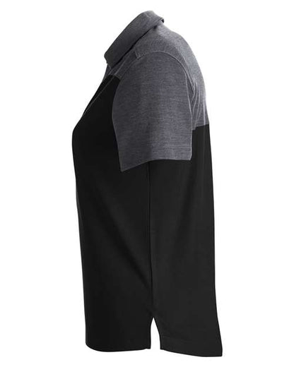 CORE365 CE112CW Black/ Carbon Heather direct side