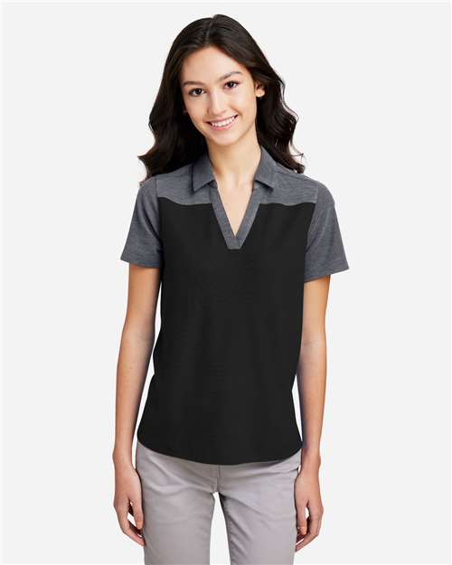 CORE365 CE112CW Black/ Carbon Heather model front
