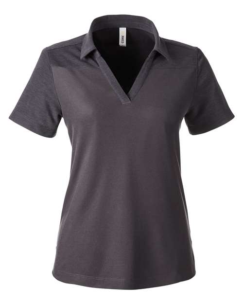 CORE365 CE112CW Carbon/ Carbon Heather front