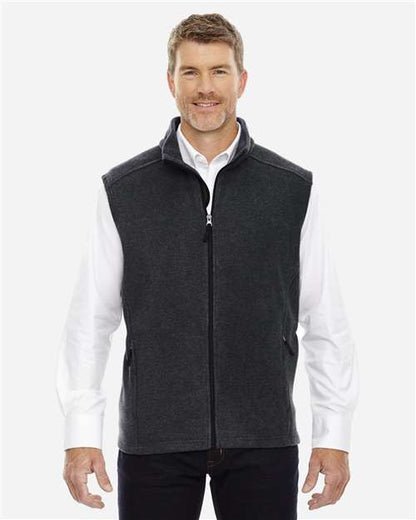 CORE365 88191T Heather Charcoal model front