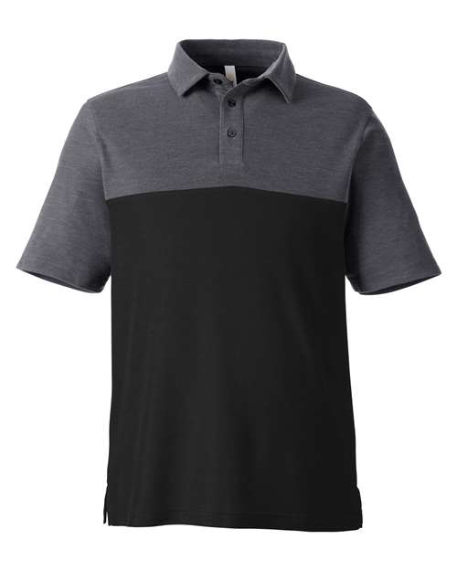CORE365 CE112C Black/ Carbon Heather front