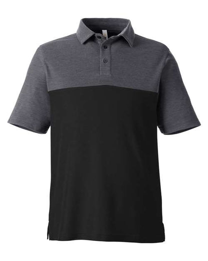 CORE365 CE112C Black/ Carbon Heather front